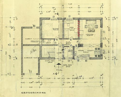 Zeichnung Erdgeschoss
