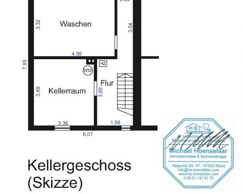 Zeichnung Kellergeschoss