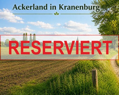 Reserviert Ackerland in Kranenburg
