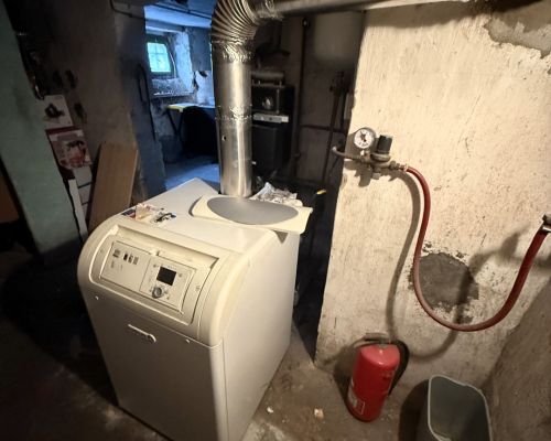 Heizungsanlage für das Erdgeschoss