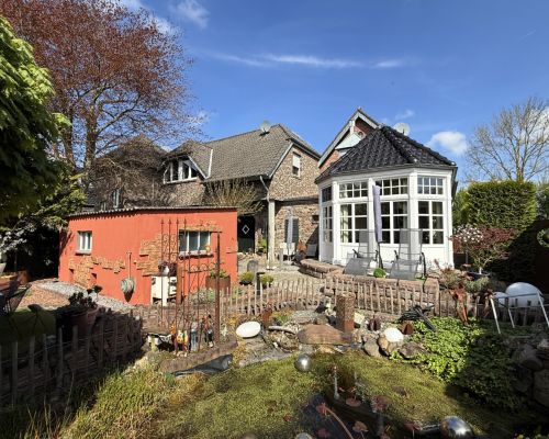5 Rückansicht Wintergarten, Haus und Schmiede