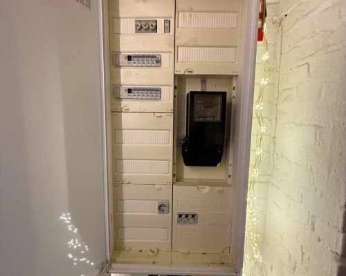 Sicherungskasten im Erdgeschoss