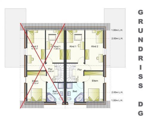 Zeichnung Dachgeschoss