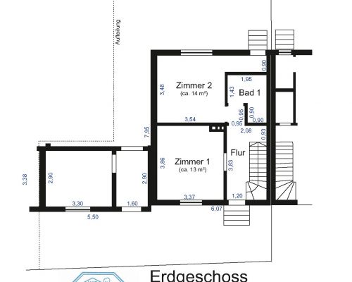 Zeichnung Erdgeschoss