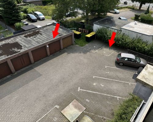 Garagen- udn Stellplatzansicht