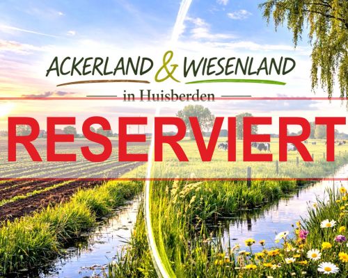Reserviert Acker und Wiesenland Warbeyen